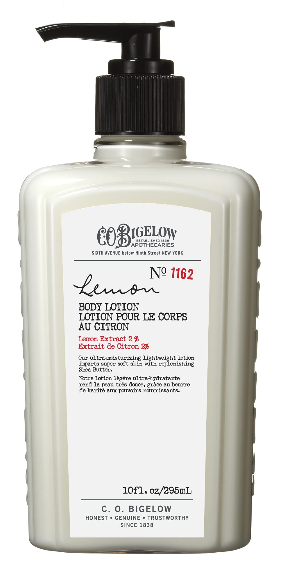 C. O. Bigelow lotion being massaged into hands for smoother skin