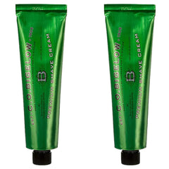 C. O. Bigelow front packaging showing two 5.2 oz tubs for value and performance