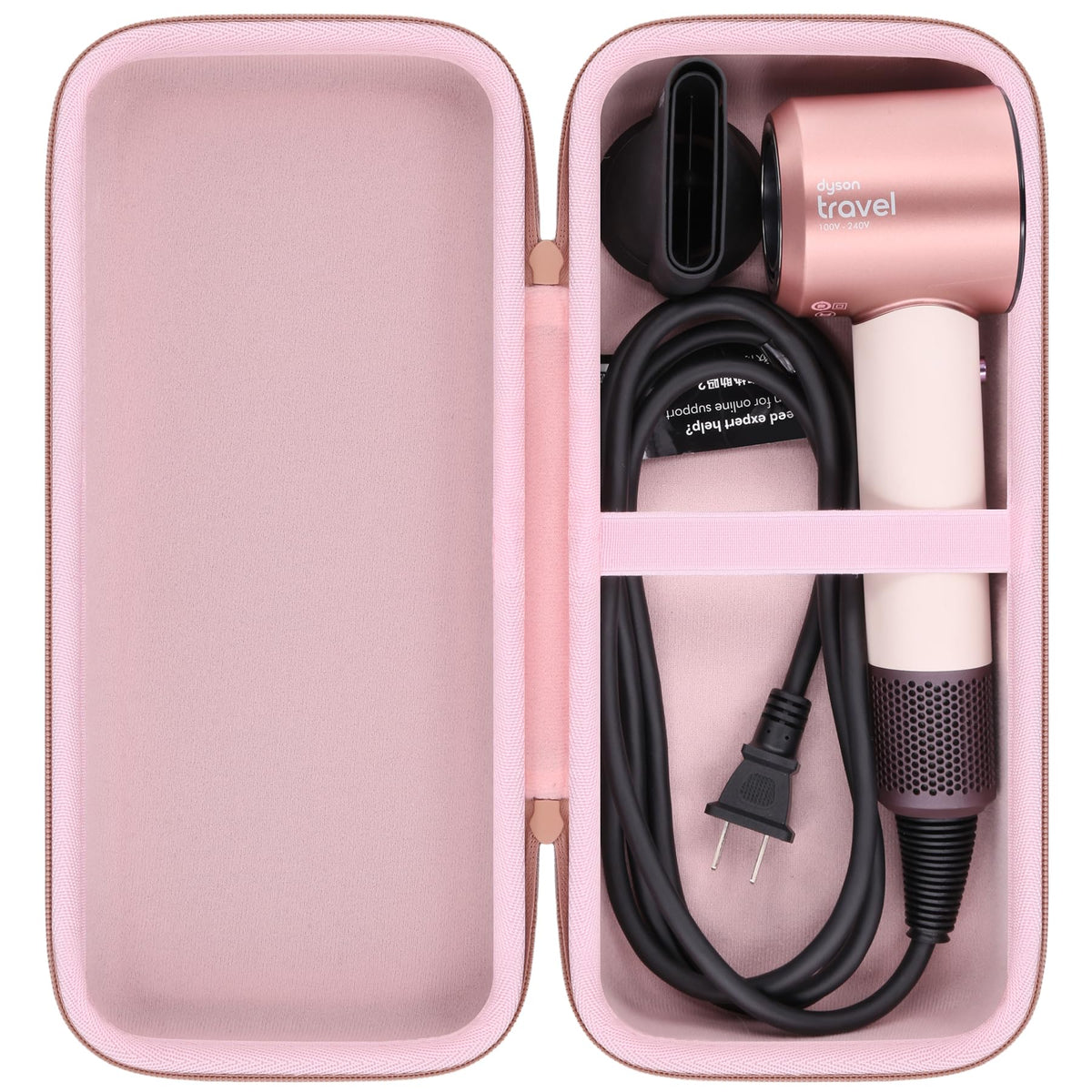 co2CREA front view of pink hard case showing durable protection