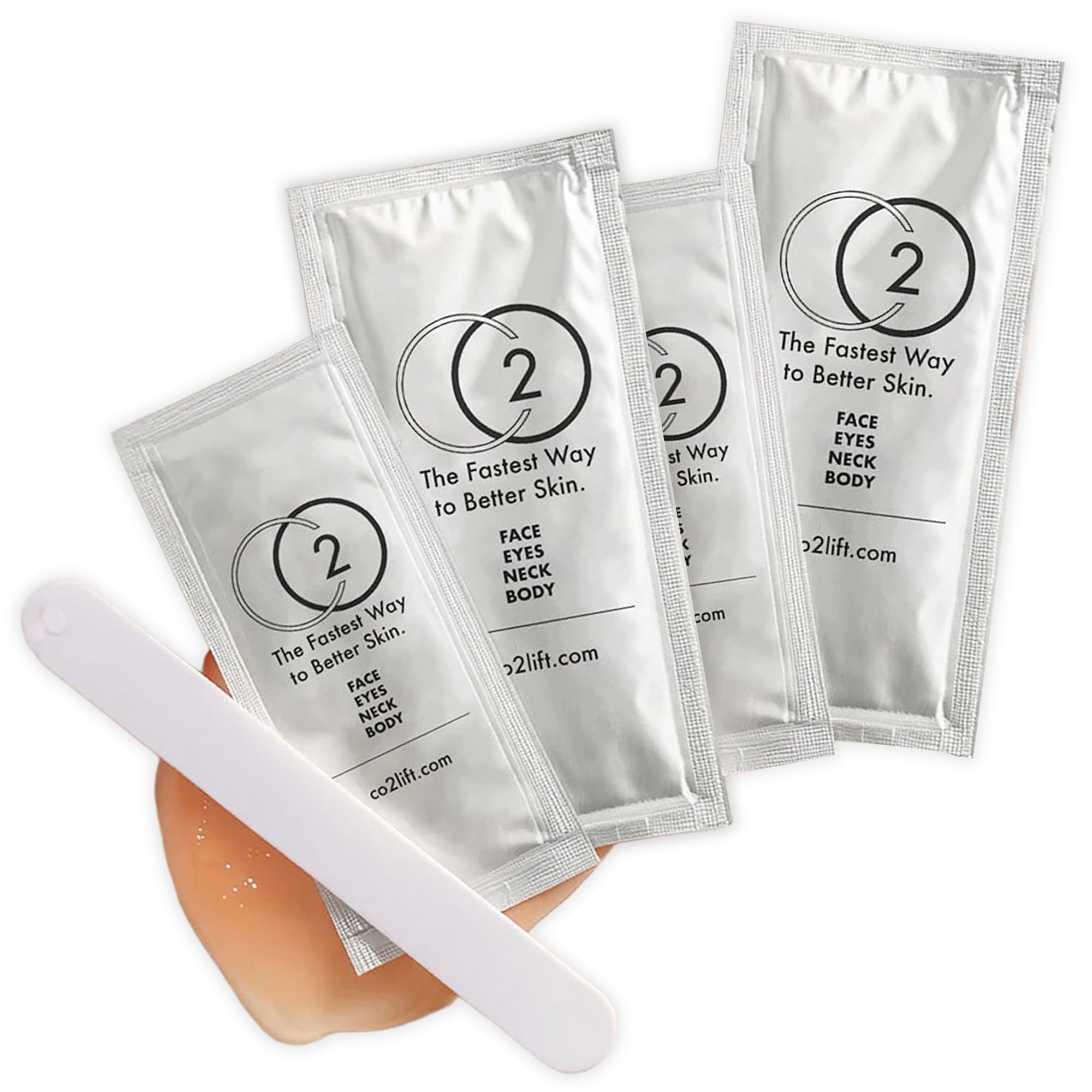 CO2Lift front packaging showing two-applications and bold branding for quick recognition