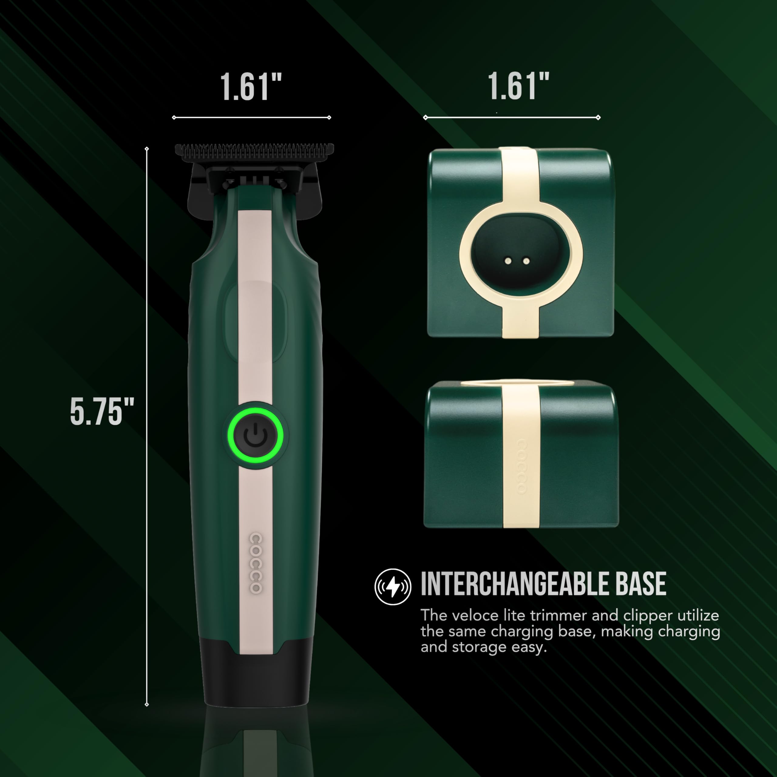Cocco Veloce Lite DLC blade close-up highlighting durable sharp edge