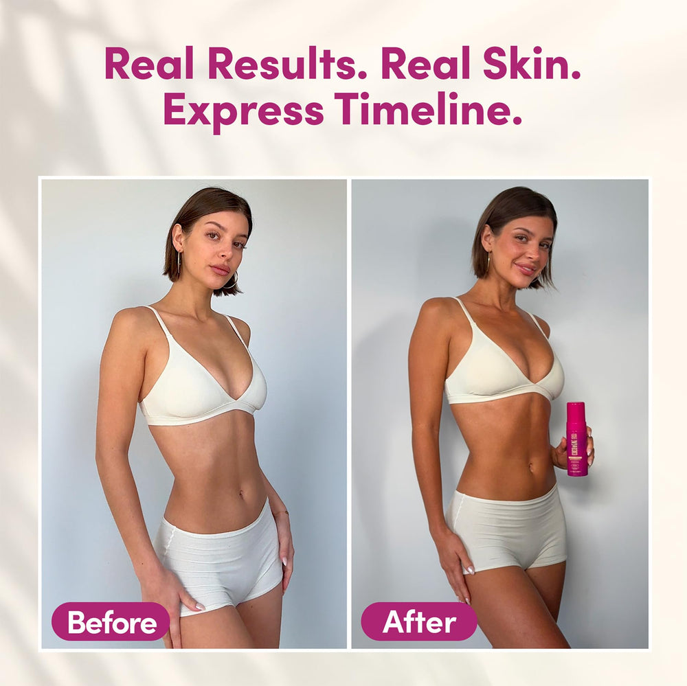 Coco & Eve application mitt in use delivering streak-free coverage