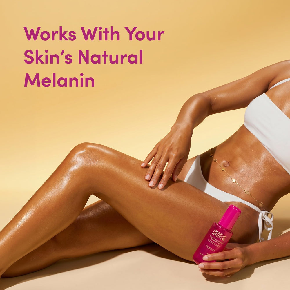 Coco & Eve applied on forearm showing smooth finish and visibly firmer-looking skin