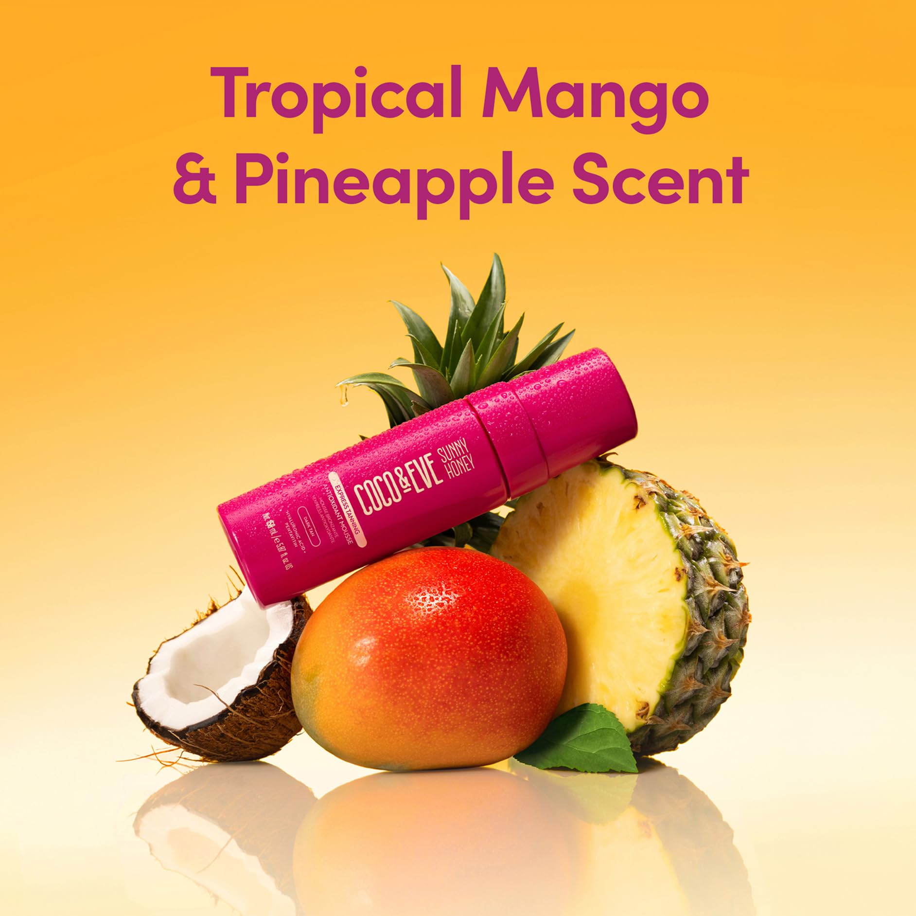 Coco & Eve ingredients label close view emphasizing hydrating antioxidants