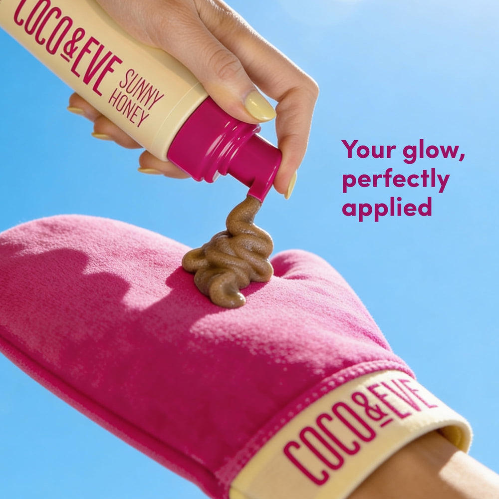 Coco & Eve close-up of soft velvet texture for smooth, streak-free product blending