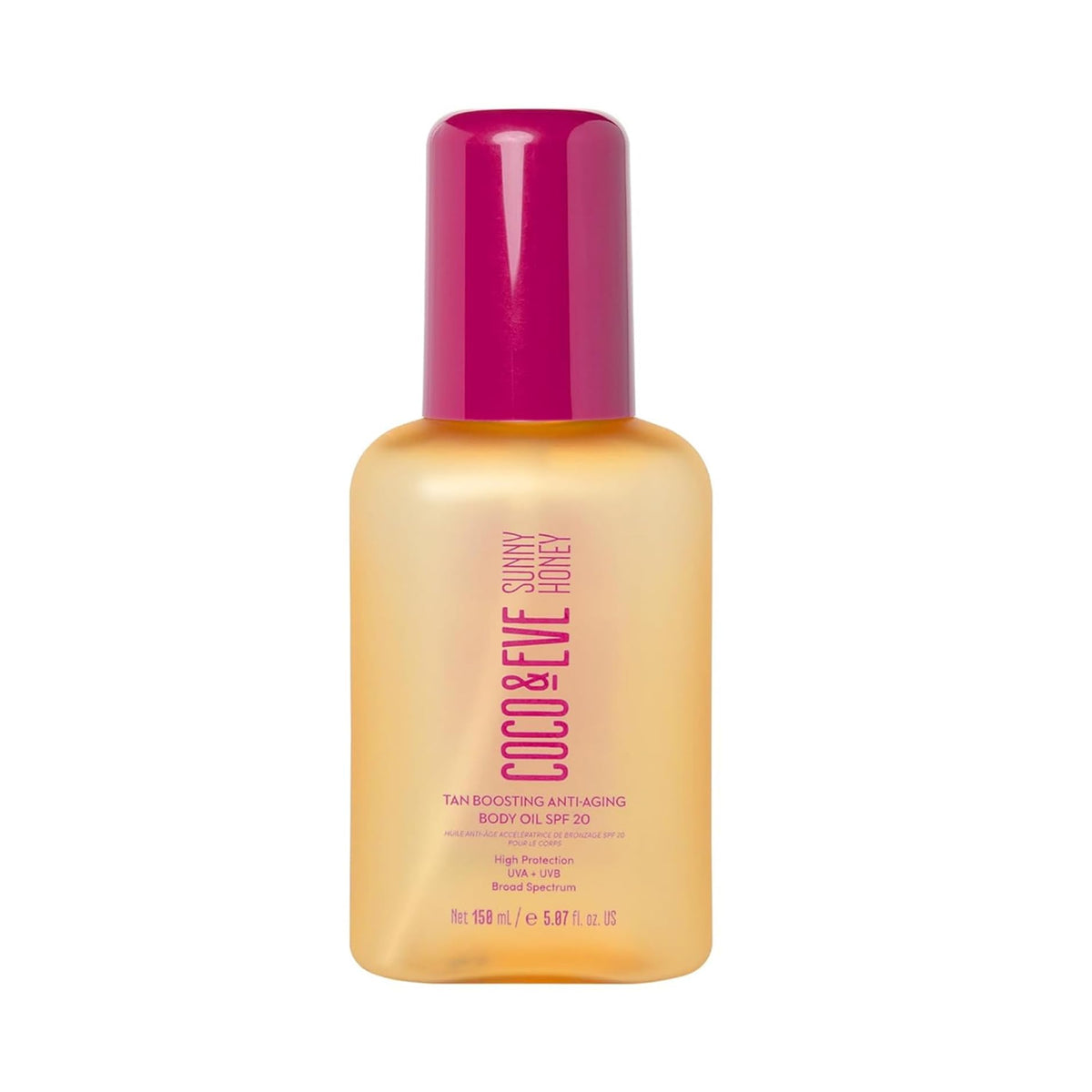 Coco & Eve front bottle view showing product and benefits