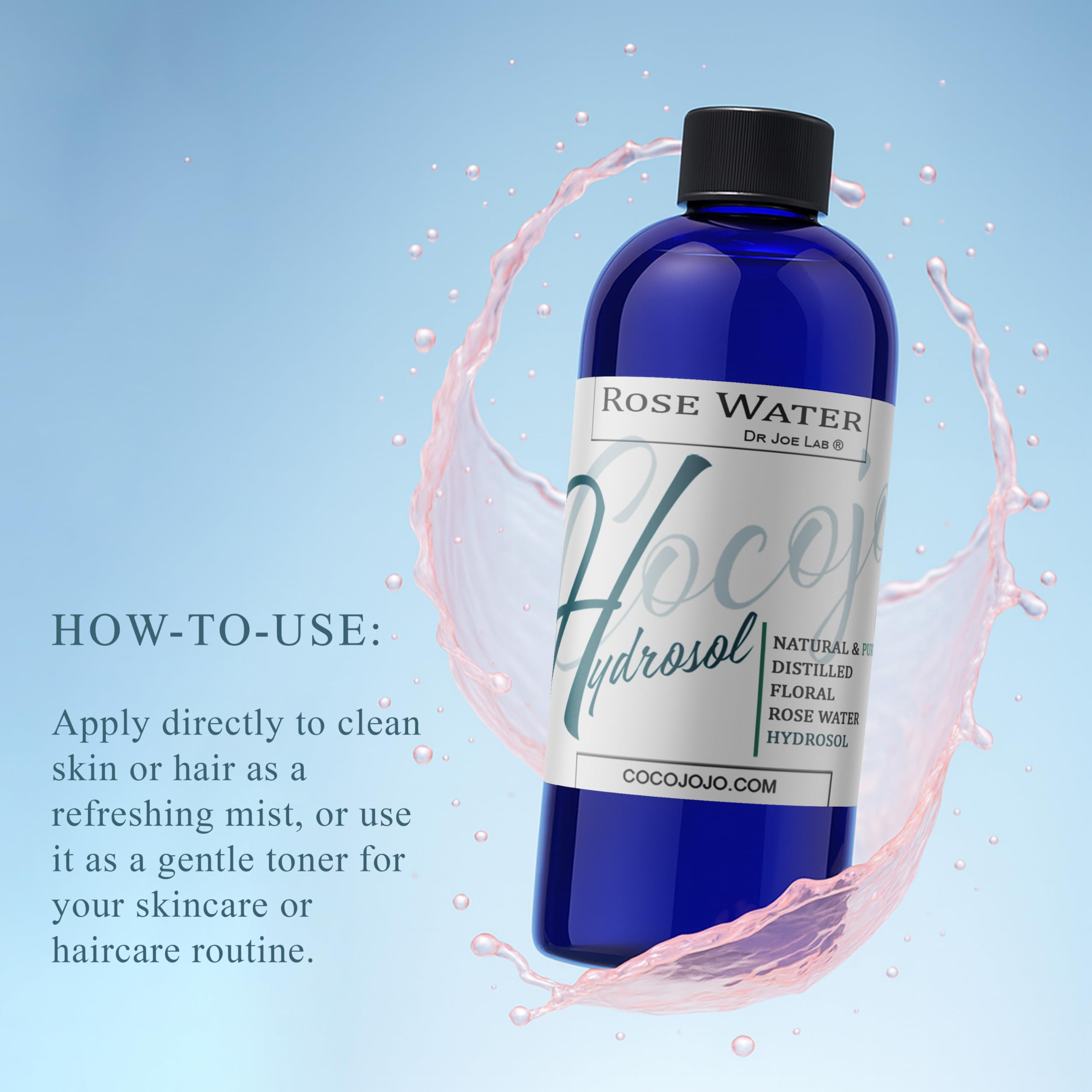 cocojojo product label visible with ingredient simplicity and gentle formula
