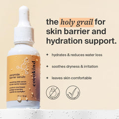 Cocokind serum droplet on skin demonstrating quick absorption