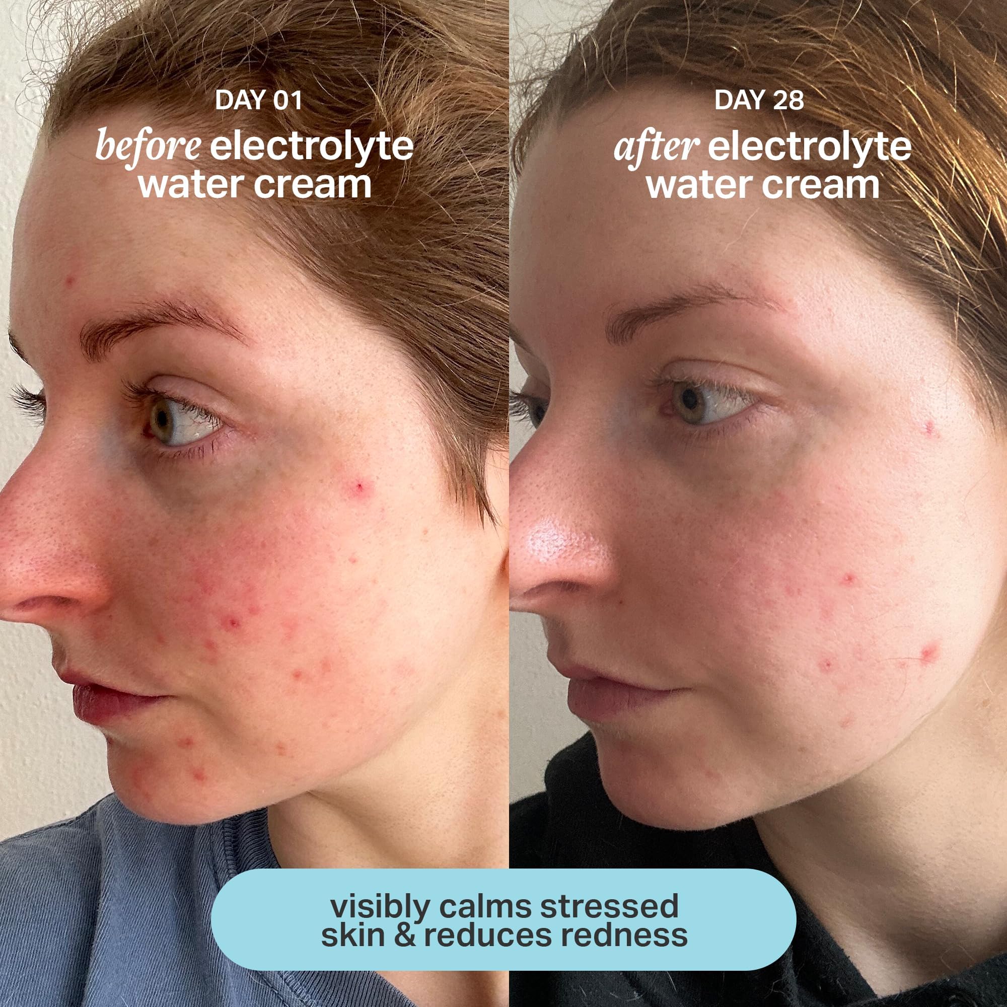 Woman applying Cocokind cream in morning routine for smooth makeup base