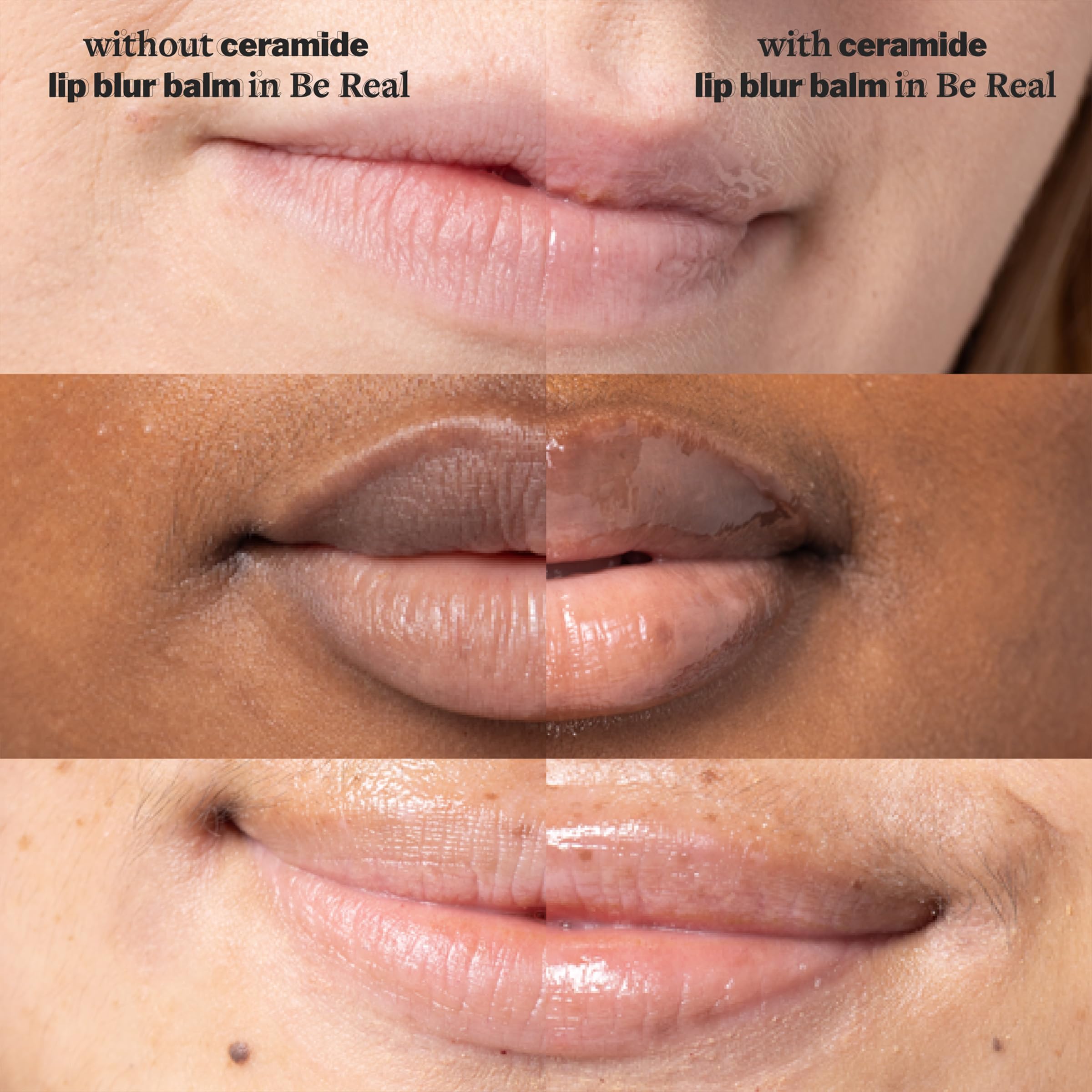 Cocokind balm texture close-up highlighting glossy, hydrating finish