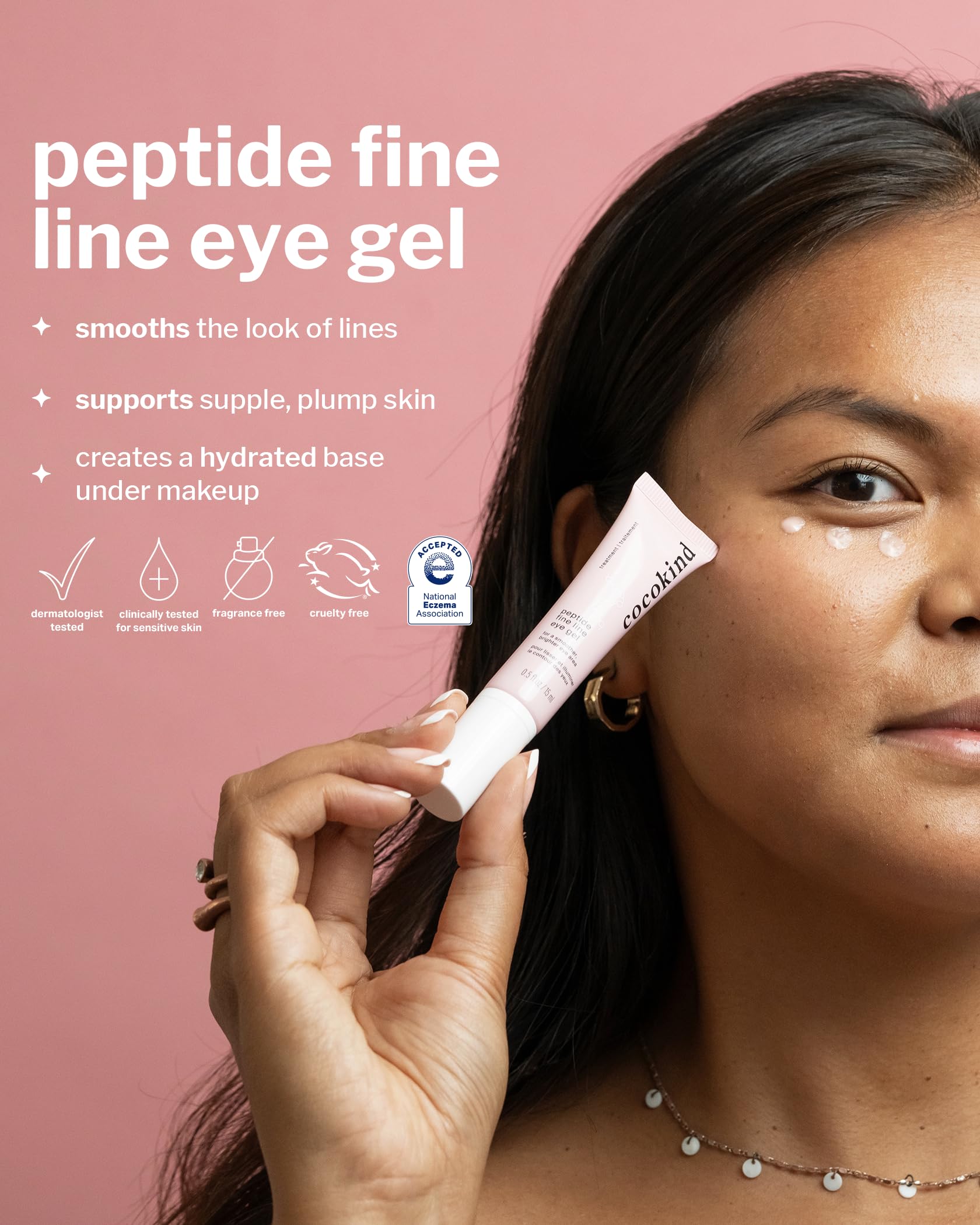 Cocokind gel texture closeup demonstrating lightweight fast absorption