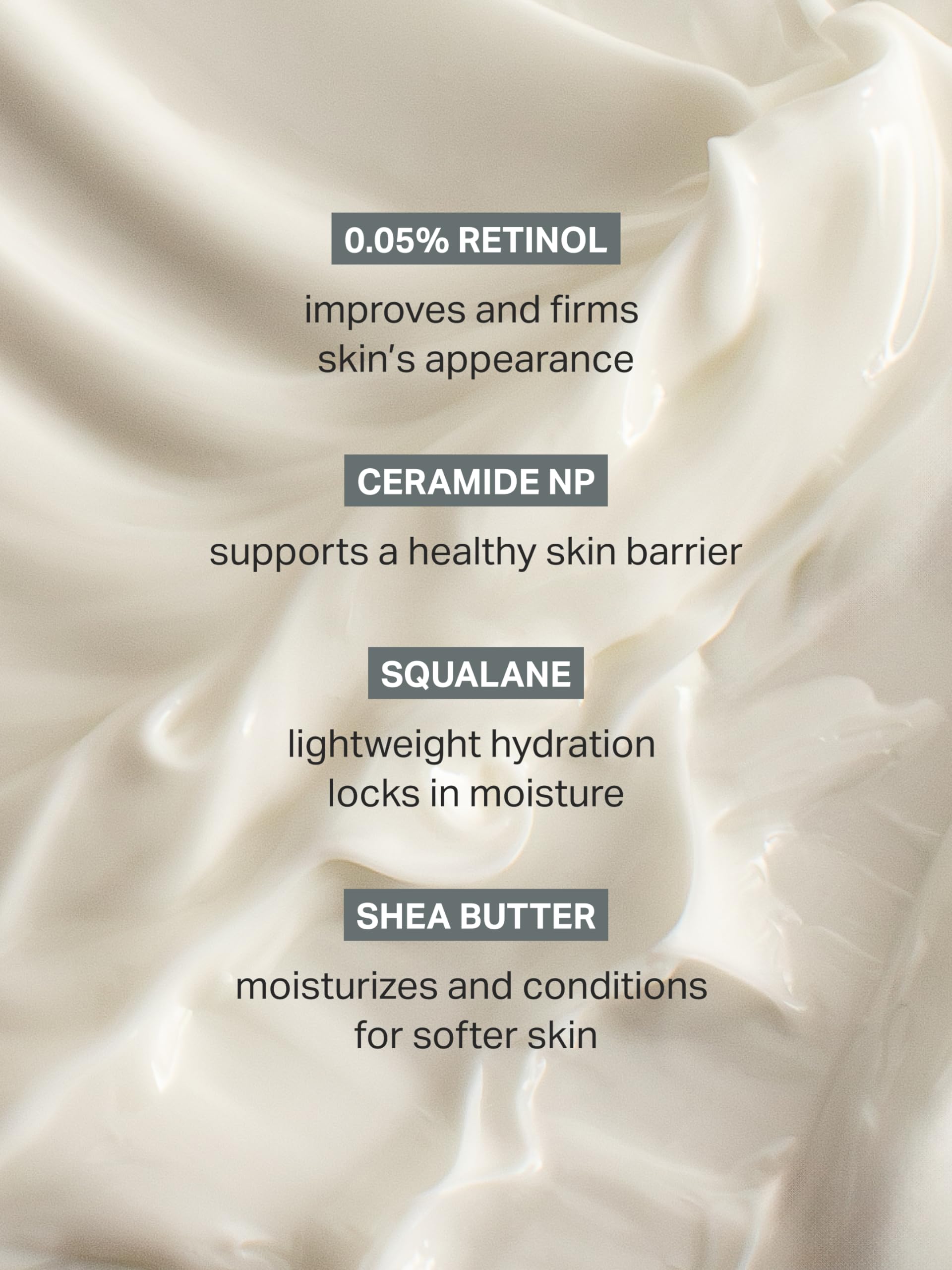 Cocokind cream being dispensed showing application amount control and no-waste benefit