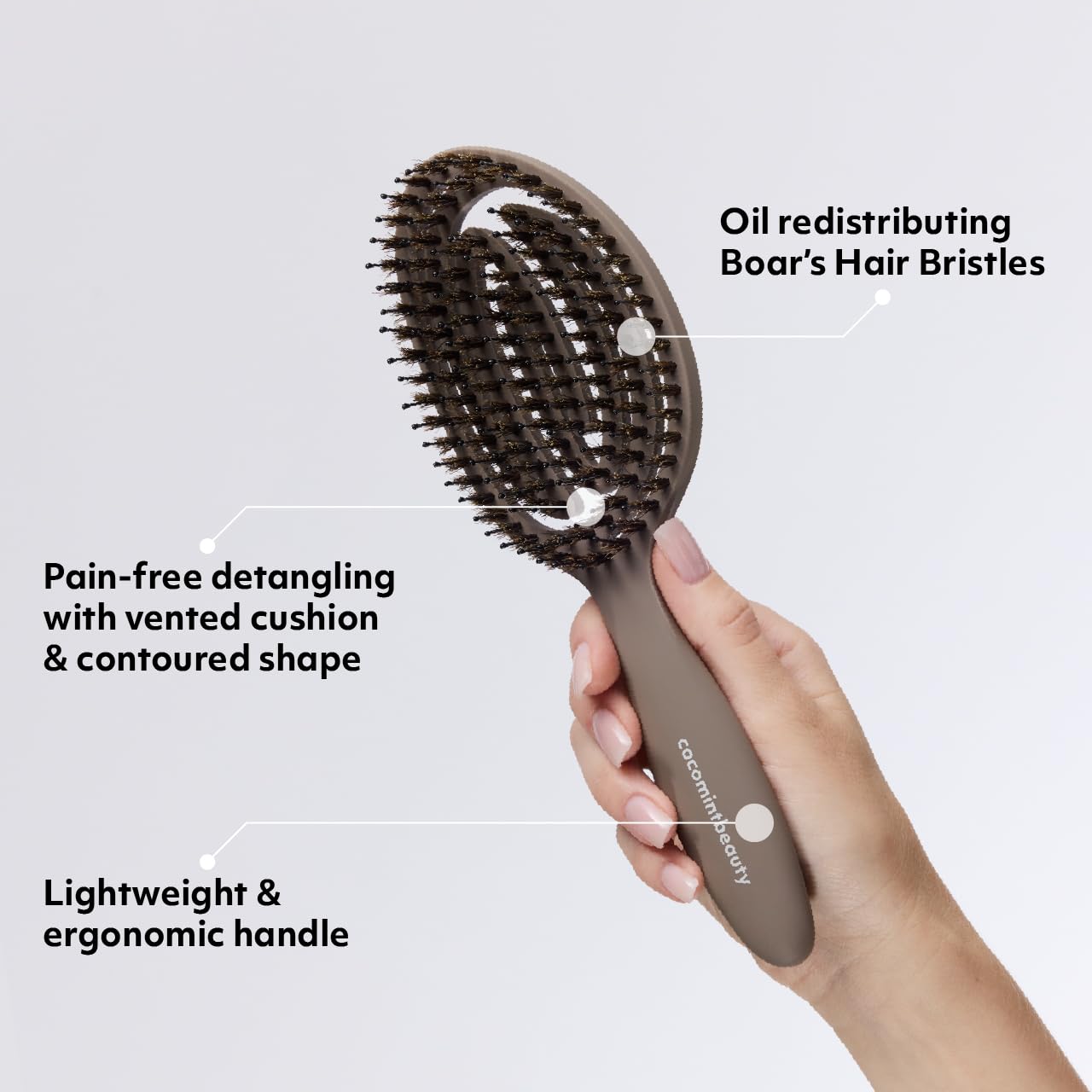 cocomintbeauty vented backless cushion detail, allows airflow and gentle pressure relief