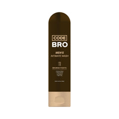 Code Bro front bottle showing product and clear branding for confident grooming