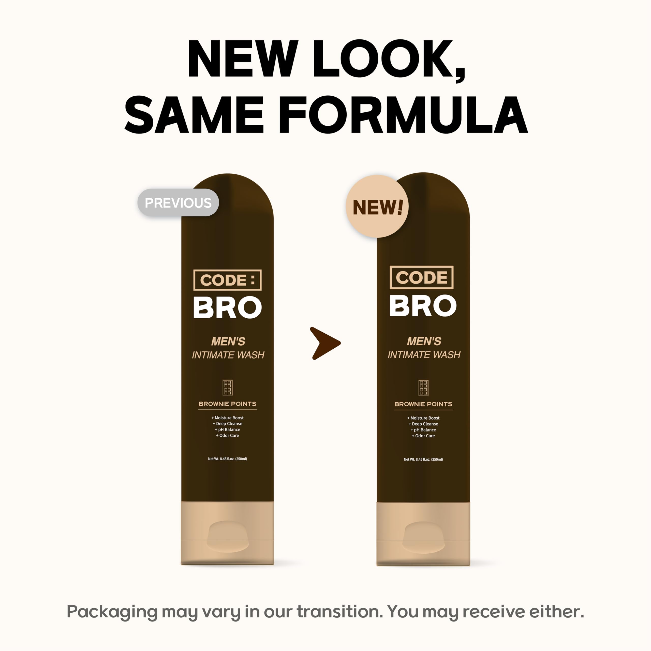 Code Bro in-shower application image showing comfortable, refreshing use