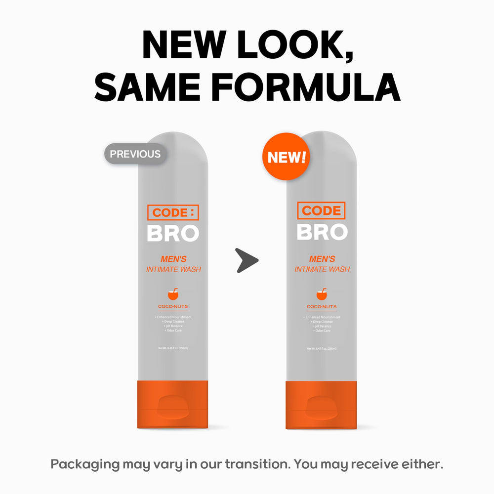 Code Bro natural ingredients arranged to show botanical extracts and gentle care