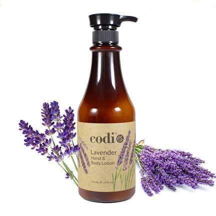 Codi lotion texture swipe demonstrating lightweight, fast-absorbing feel benefit