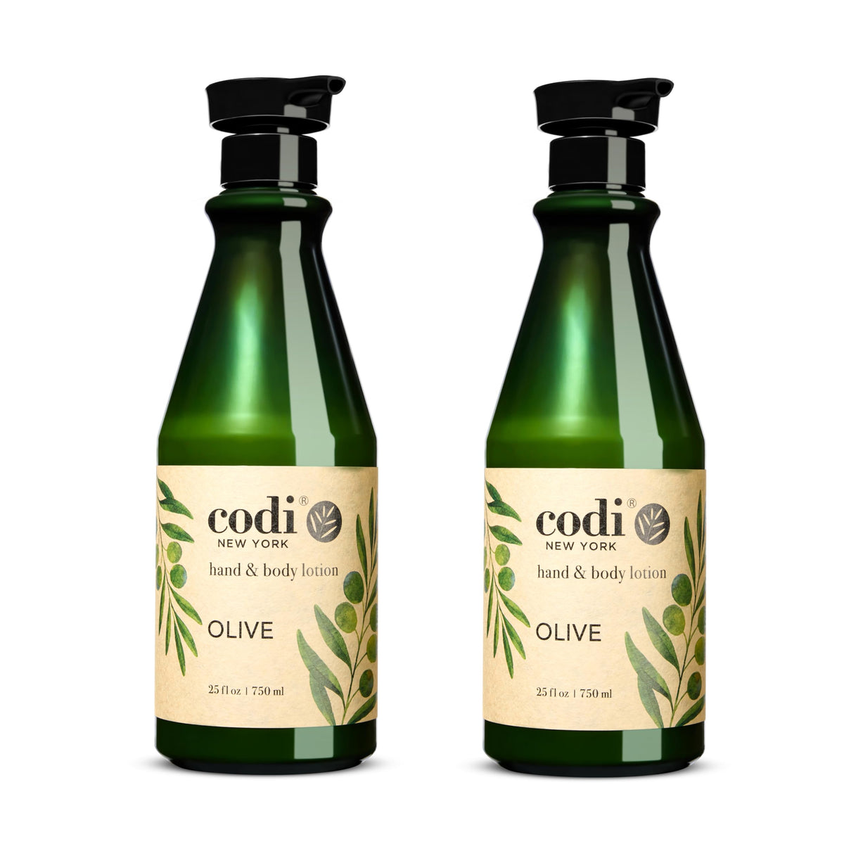 Codi bottle front packaging showing label and pump, conveys easy dispensing benefit