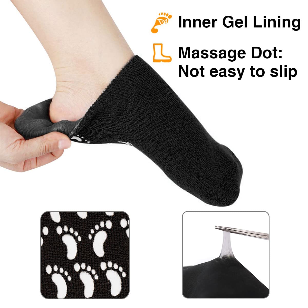 Codream size comparison on a male foot model for proper fit