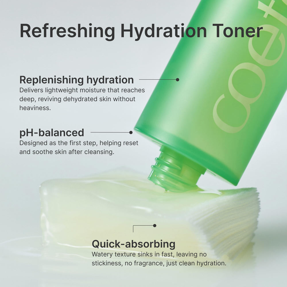 coeternal close texture drop highlighting water-light feel and fast absorption benefit