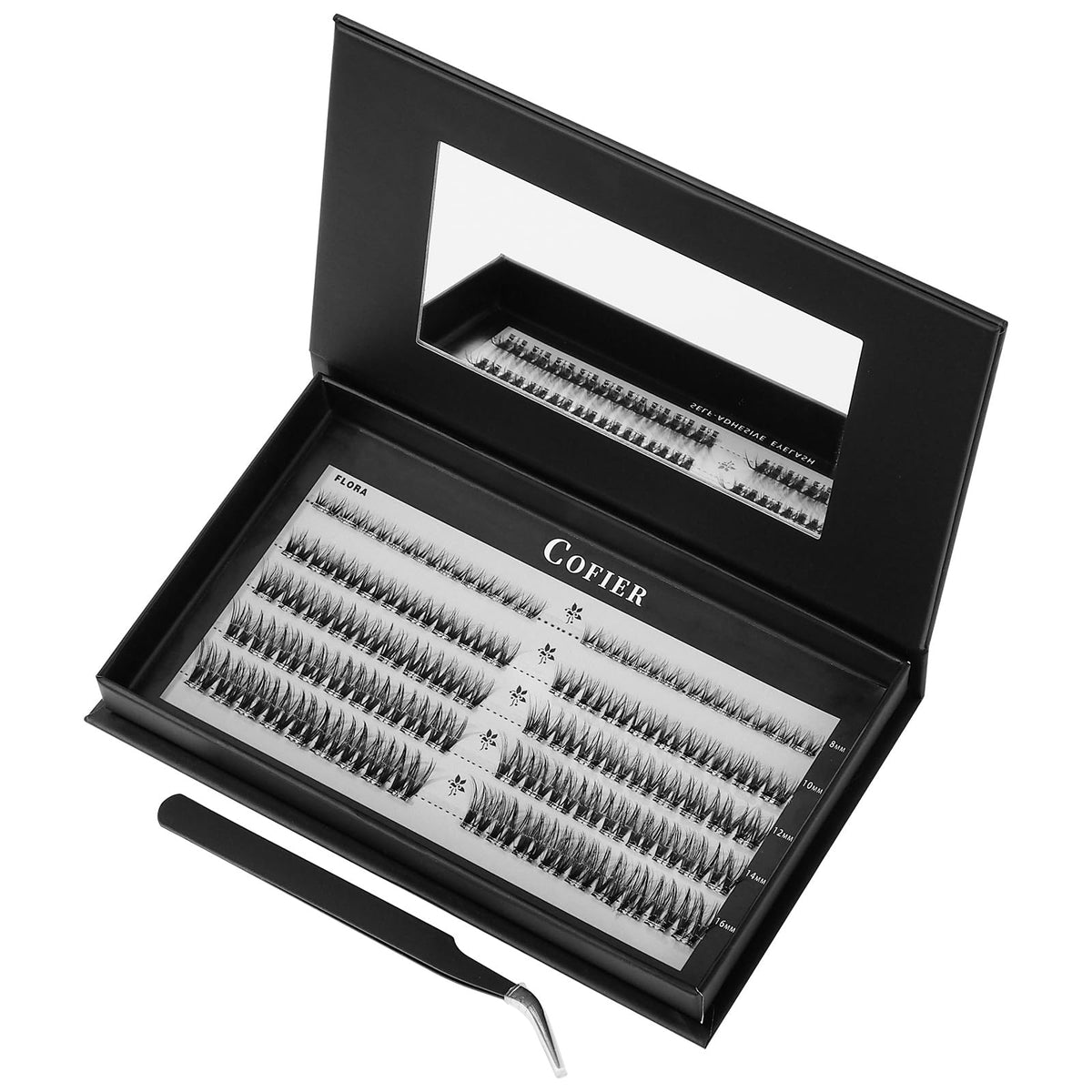 CoFier front packaging showing 90-piece kit and tools for quick application
