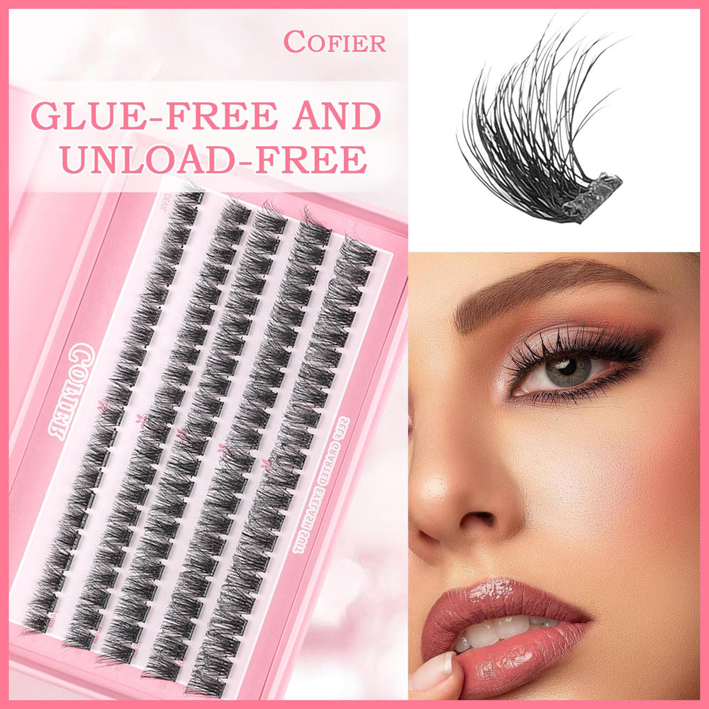 CoFier lifestyle model wearing lashes for a confident nighttime look