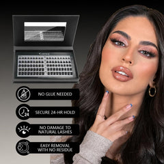 CoFier mixed 10–18mm C-curl clusters displayed to show length options for styling