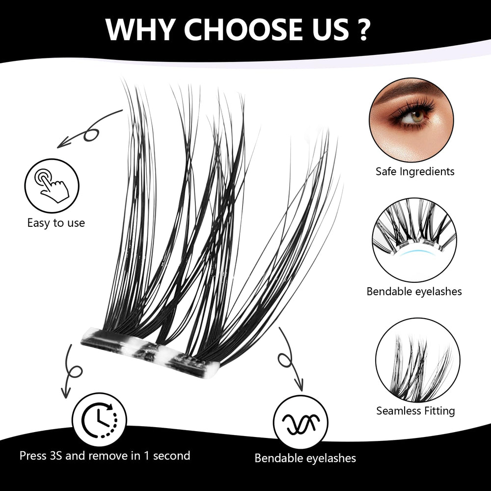 CoFier lash fibers texture demonstrating soft matte finish for comfortable wear