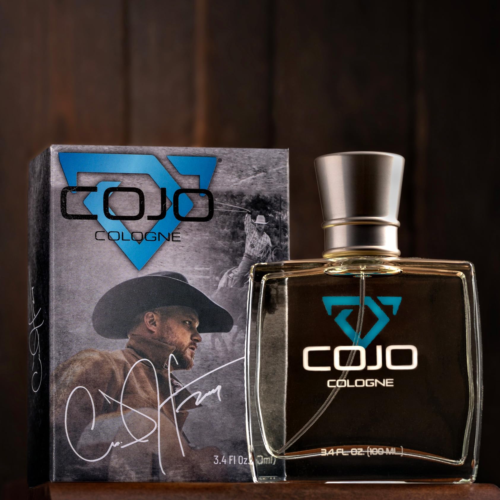 COJO cologne on dressing table beside accessories benefit: everyday readiness