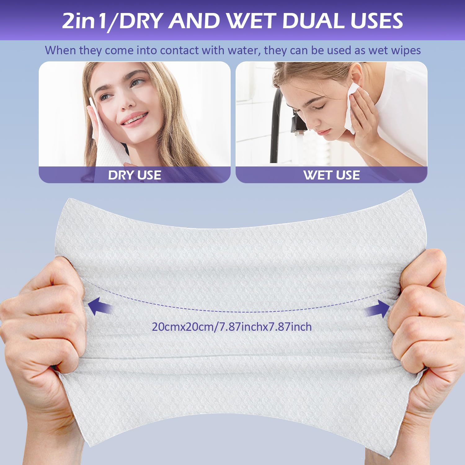 cokoness towel in hand for scale demonstrating compact convenience