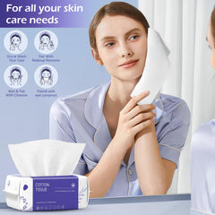 cokoness damp towel used as wet wipe showing fast absorbency benefit