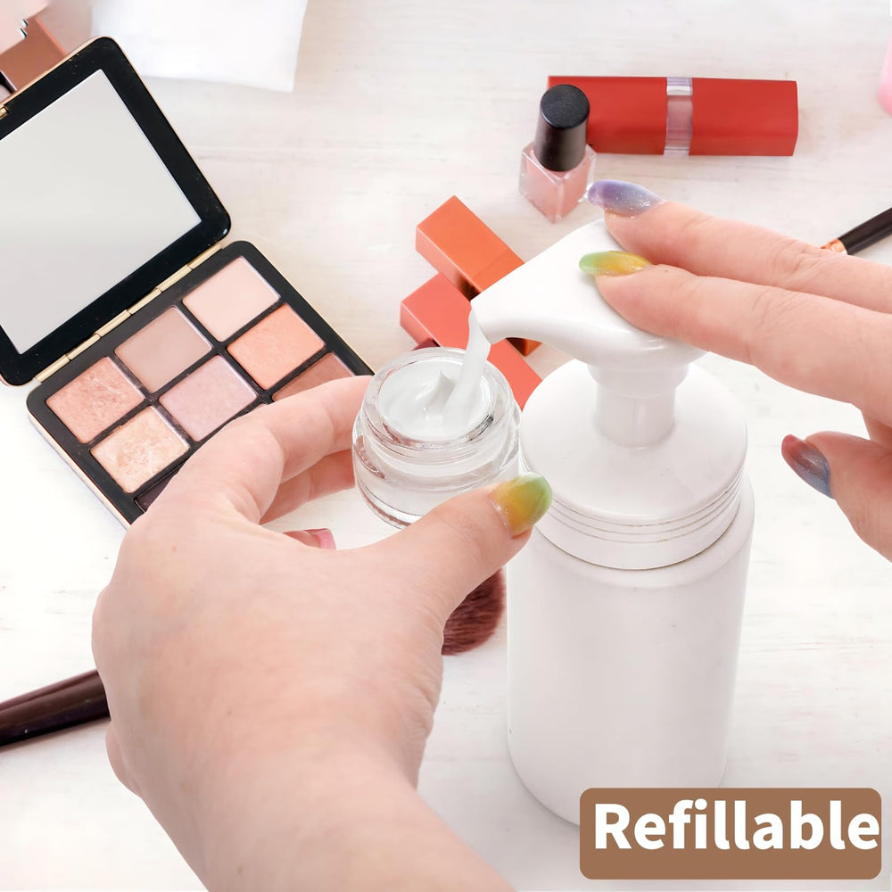 Coloch jar filled with cream demonstrating neat travel-sized portions