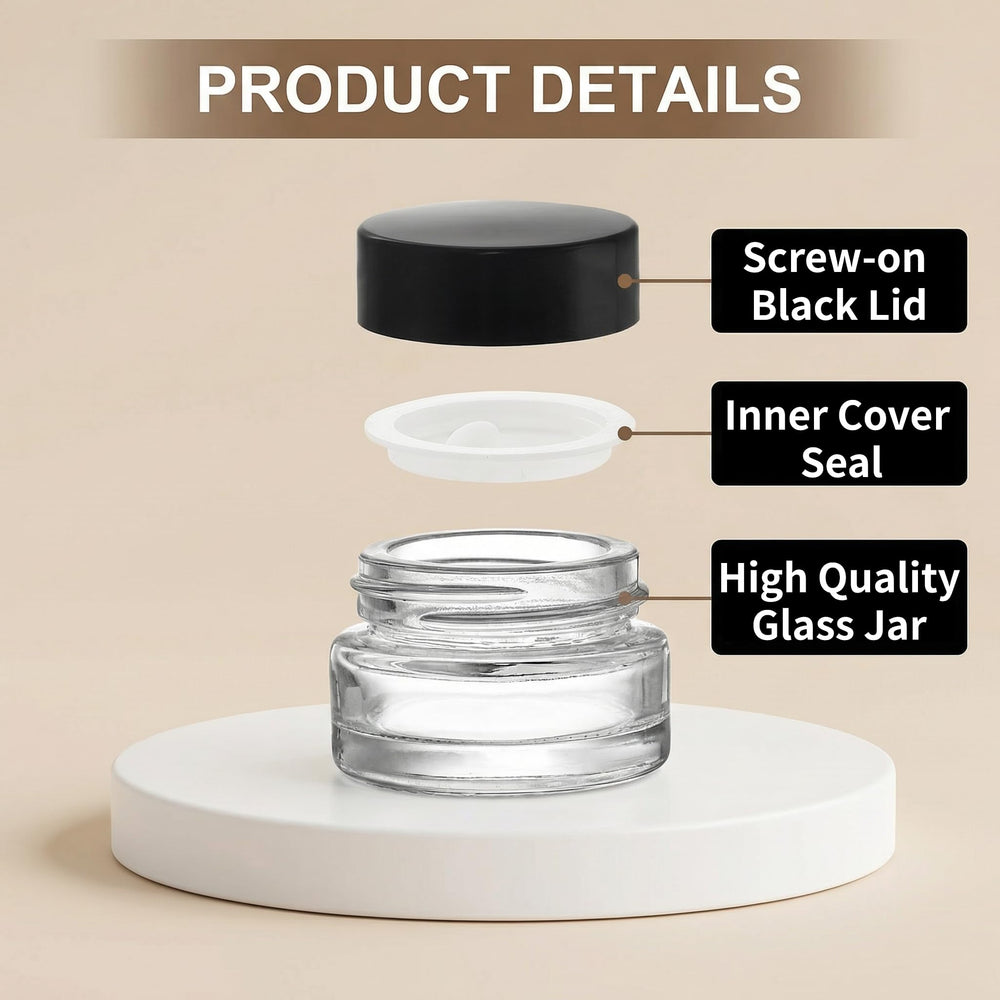 Coloch jar lid inner liner detail preventing leaks and contamination