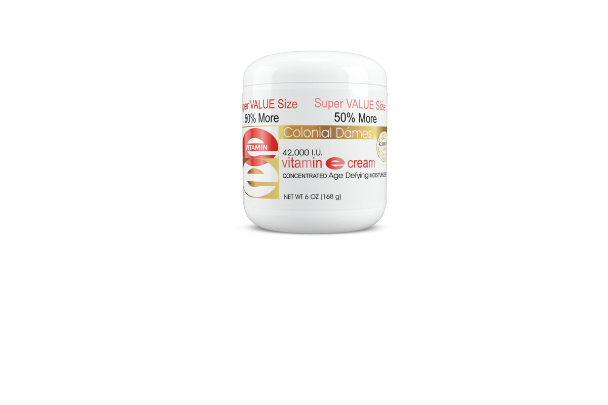 Colonial Dames front packaging showing jar and label with moisturizing benefits