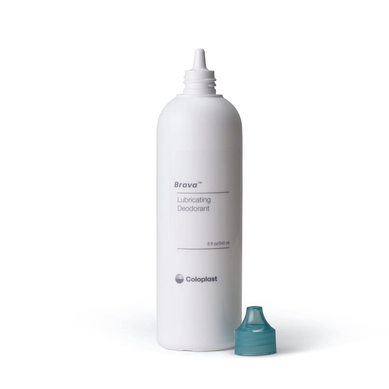 Coloplast Brava being added into pouch to ease emptying and odor control