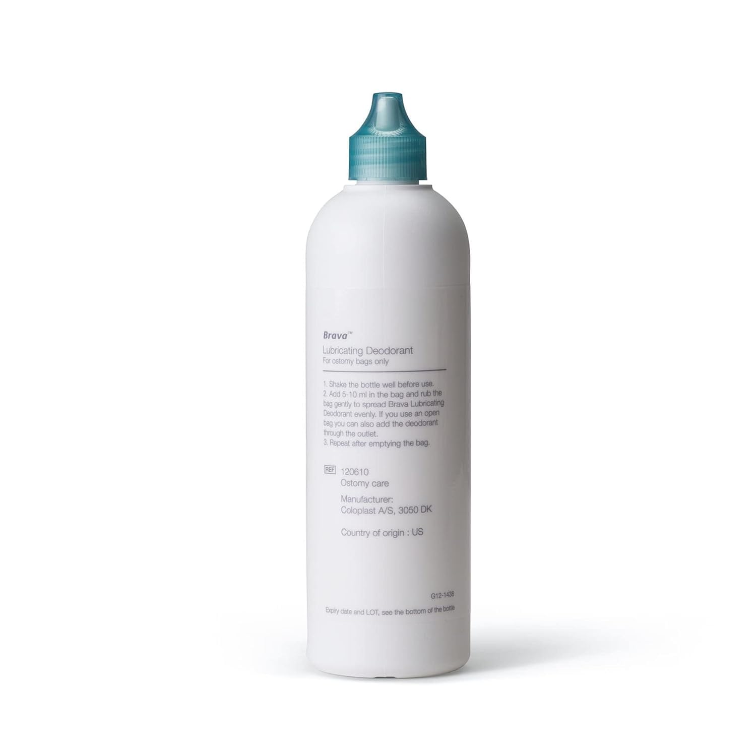 Coloplast Brava lubricating liquid close-up showing smooth texture