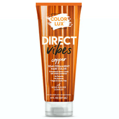 Color Lux copper front bottle showing packaging and vibrant color benefits