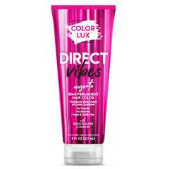 Color Lux front bottle showing magenta shade and branding benefits