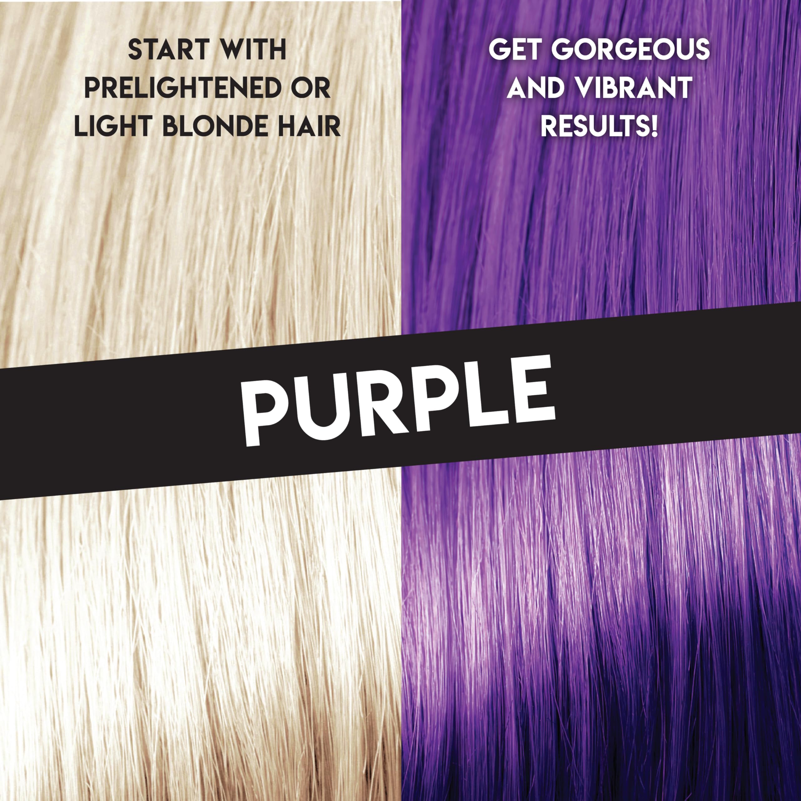 Close-up texture of Color Lux purple formula showing creamy conditioner base for smooth application