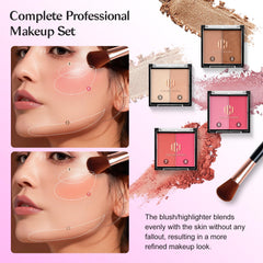 Color Nymph makeup brushes and pencils displayed for simple application and learning