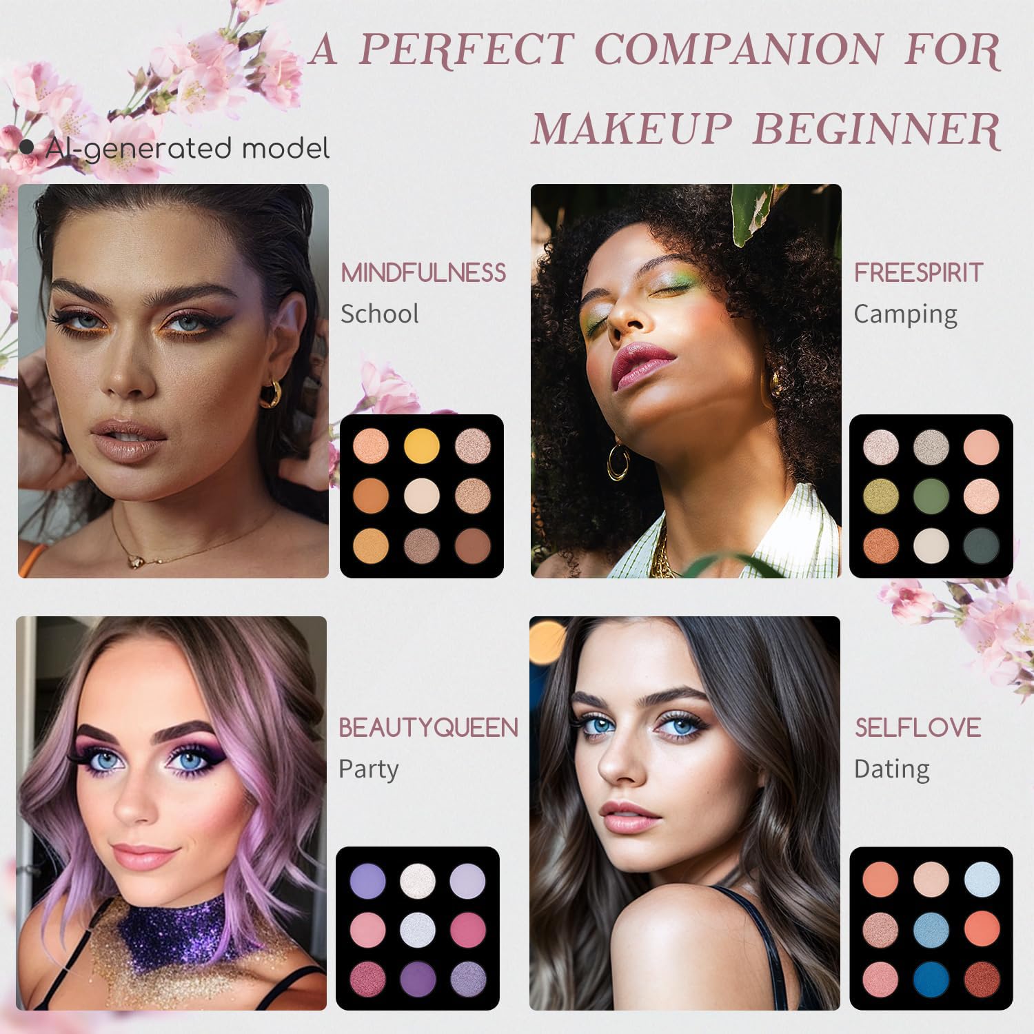 Color Nymph lip oils and glosses arranged demonstrating glossy finish