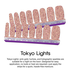 Color Street applied on hand for instant salon-quality glitter nails