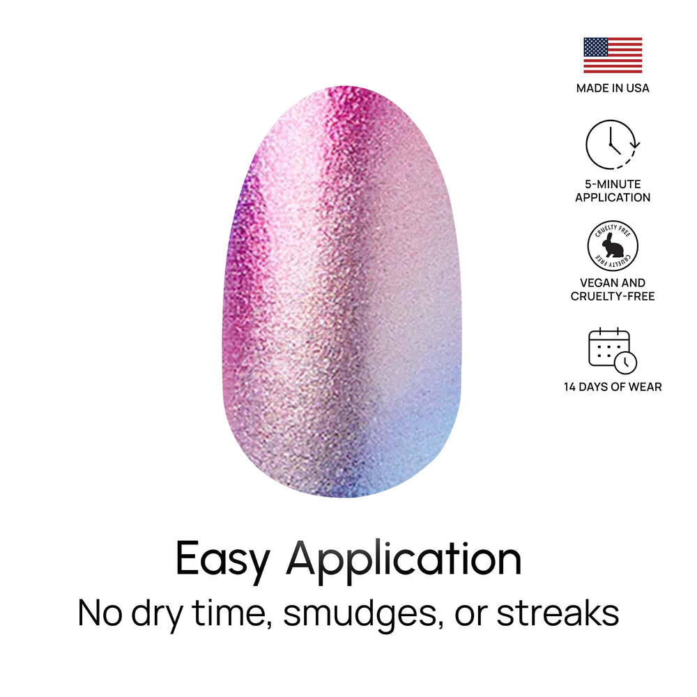 Color Street product label close-up showing 99% real polish benefit