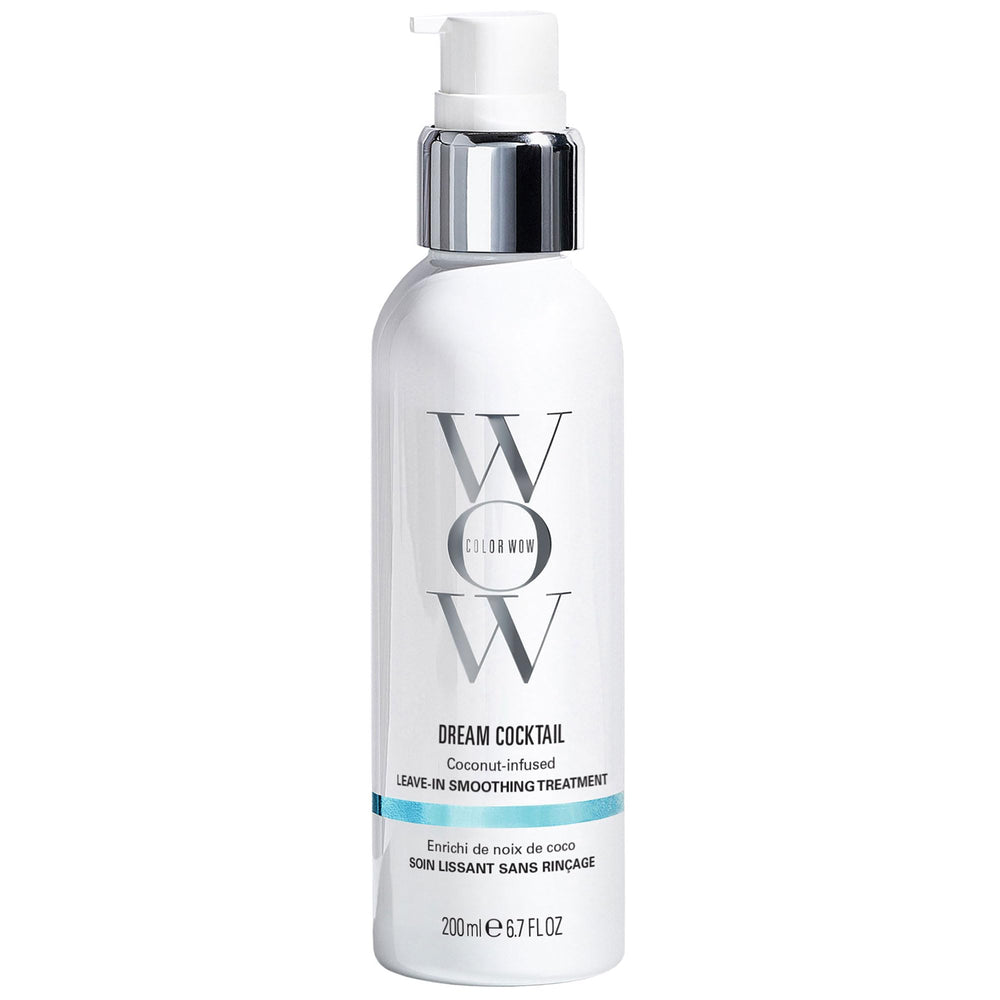 COLOR WOW front bottle of Dream Cocktail showing elegant pack and benefit