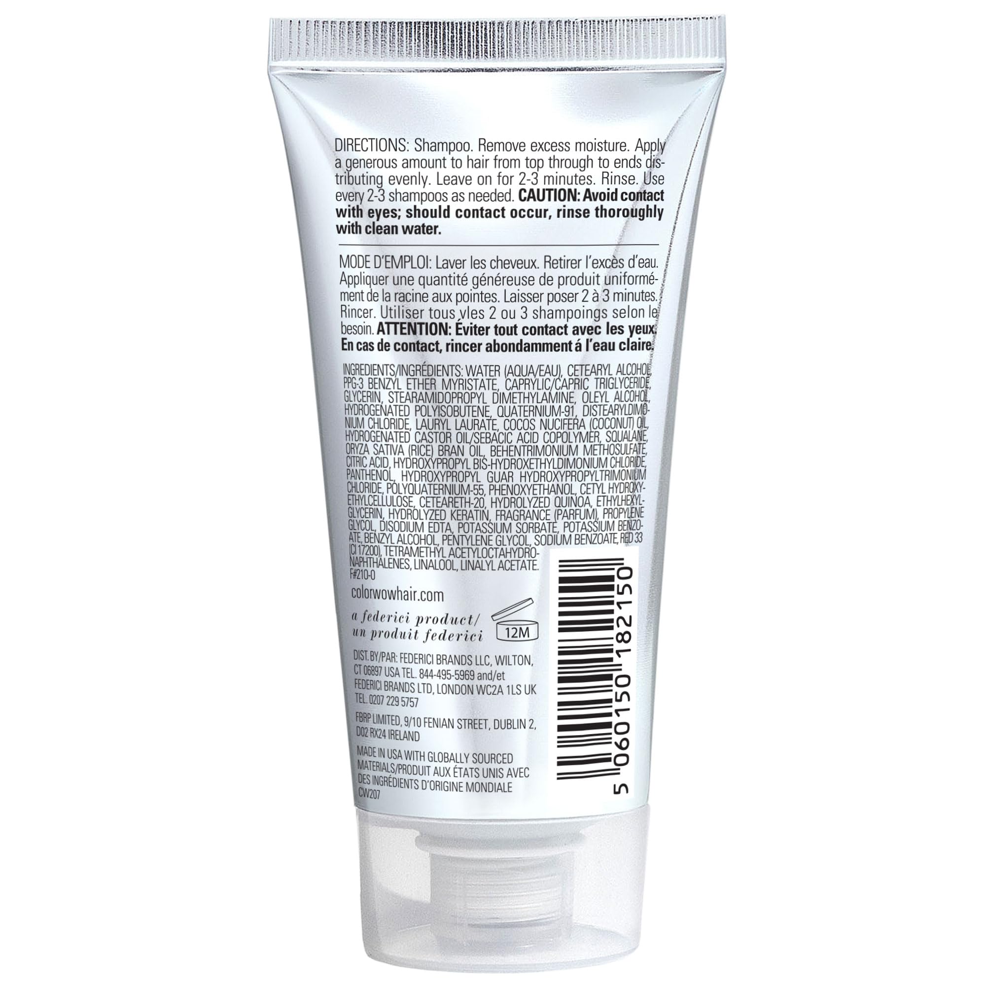 COLOR WOW cap and dispenser detail illustrating precise application and less waste