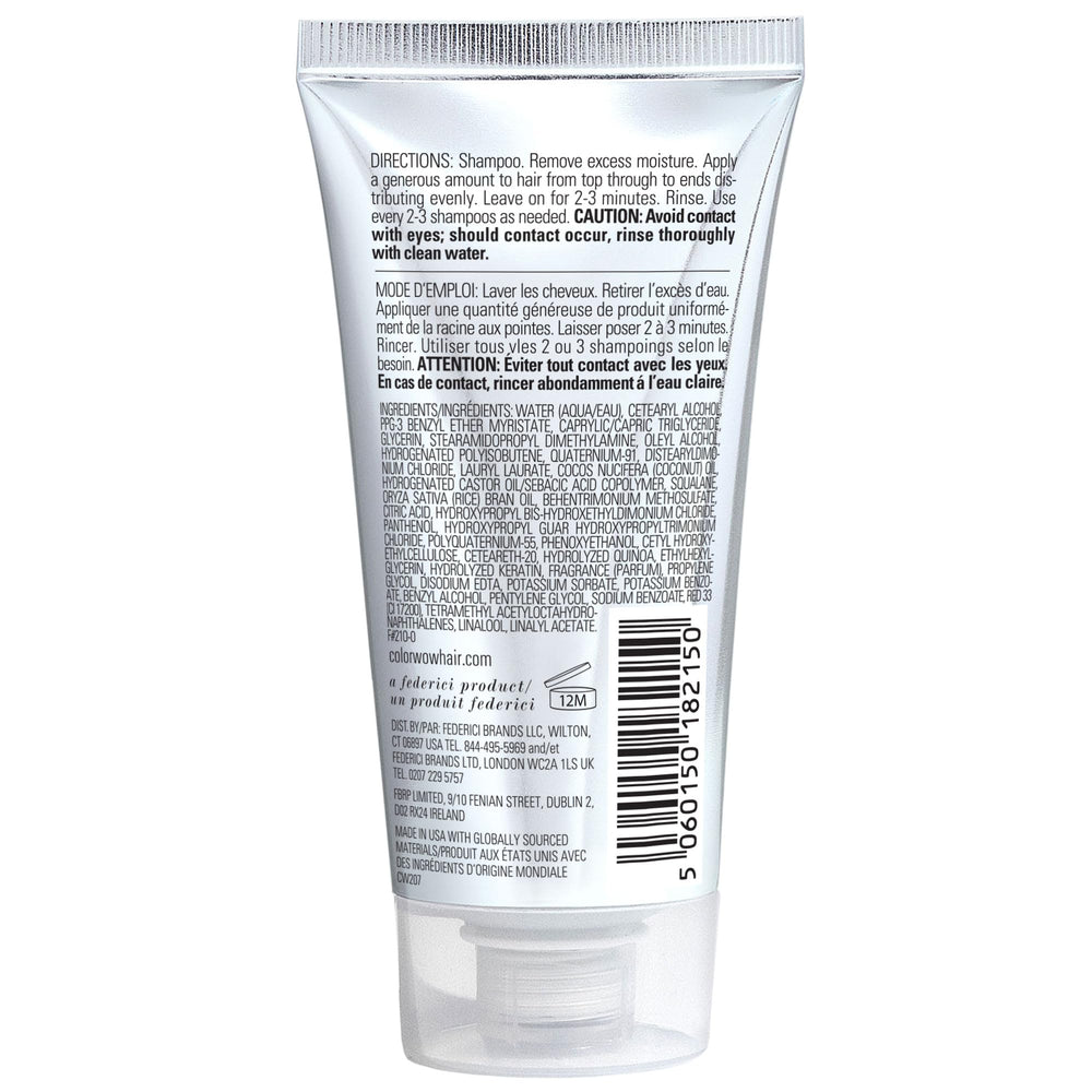 COLOR WOW cap and dispenser detail illustrating precise application and less waste