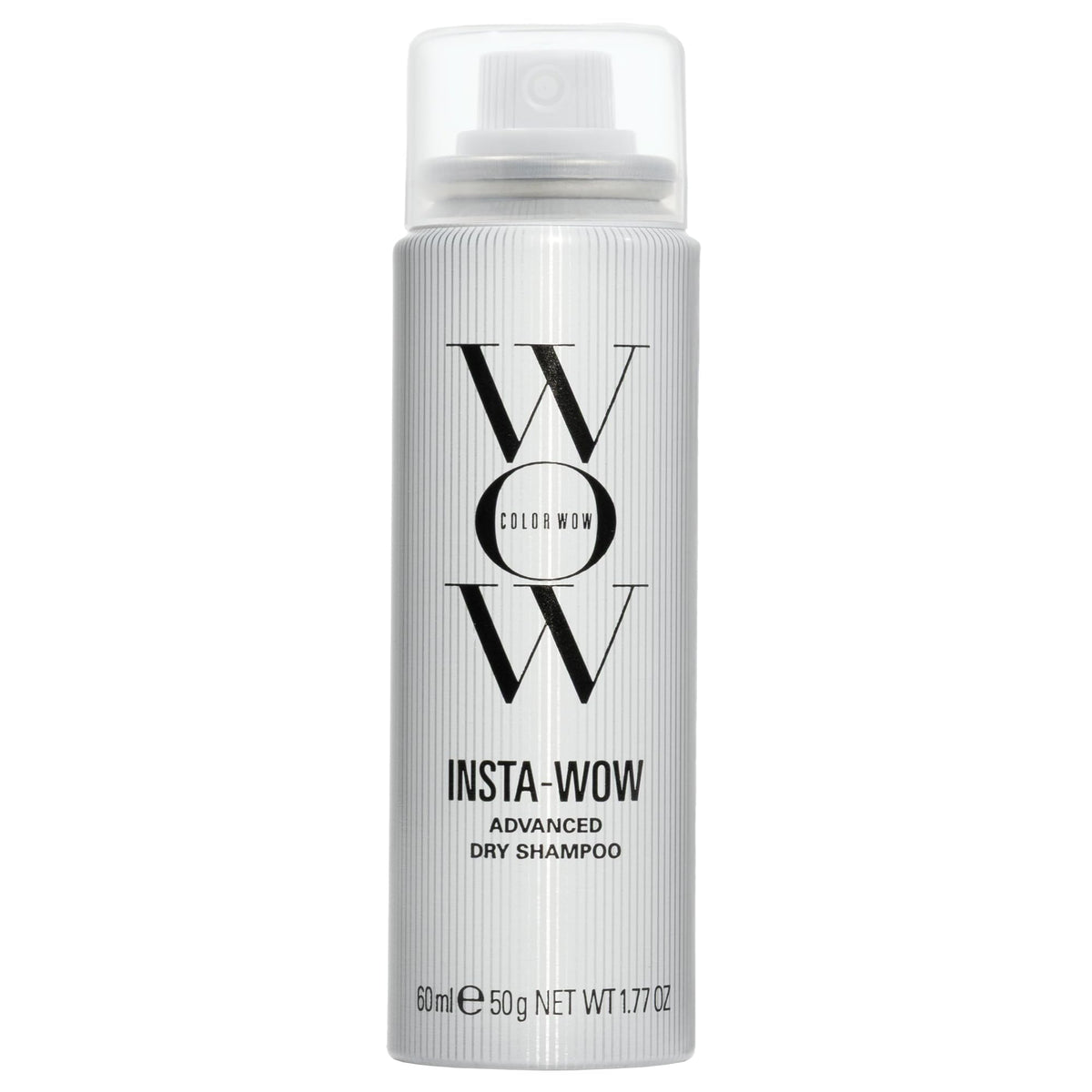 COLOR WOW front packaging showing Insta-WOW can for a clean, no-residue finish
