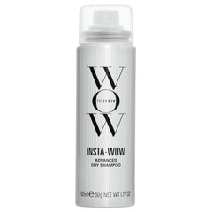 COLOR WOW front packaging showing Insta-WOW can for a clean, no-residue finish