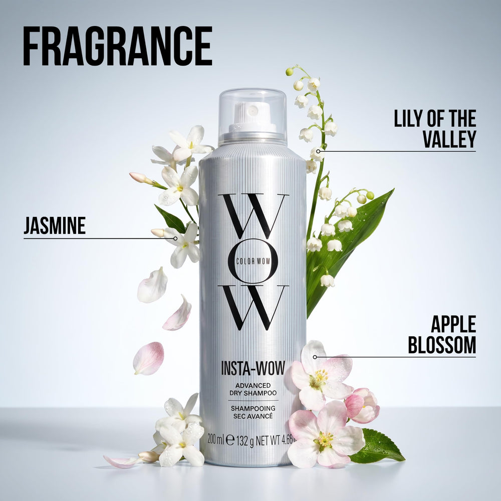 COLOR WOW can beside hand showing compact, travel-friendly size