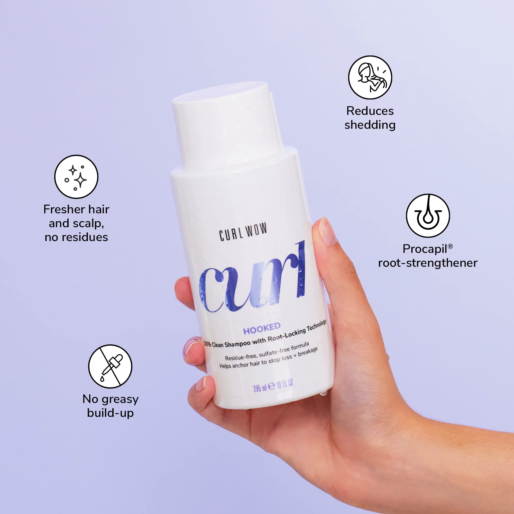 COLOR WOW shampoo on bathroom shelf in lifestyle setting showing everyday routine benefit